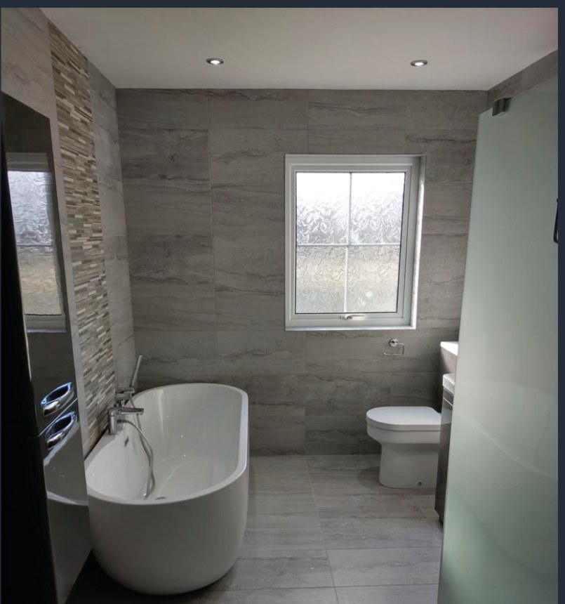 Bathroom after renovation