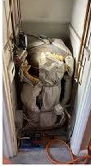 Heating system before upgrade